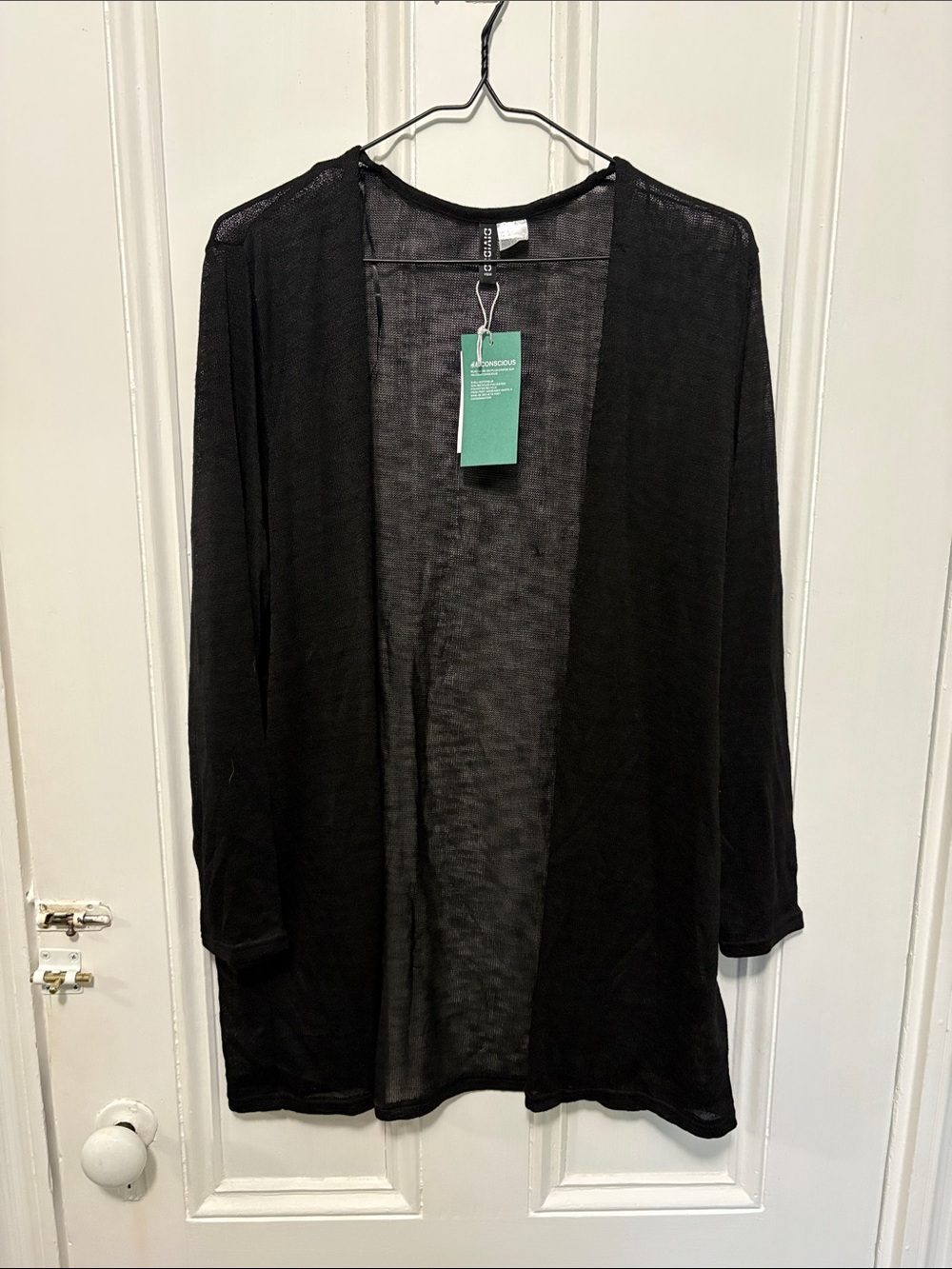 H&M Black Open-Front Women’s Cardigan